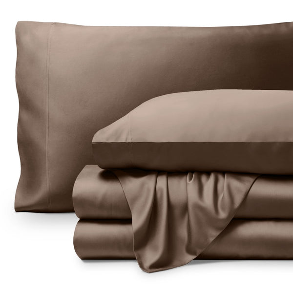 Bamboo Sheets folded and stacked neatly