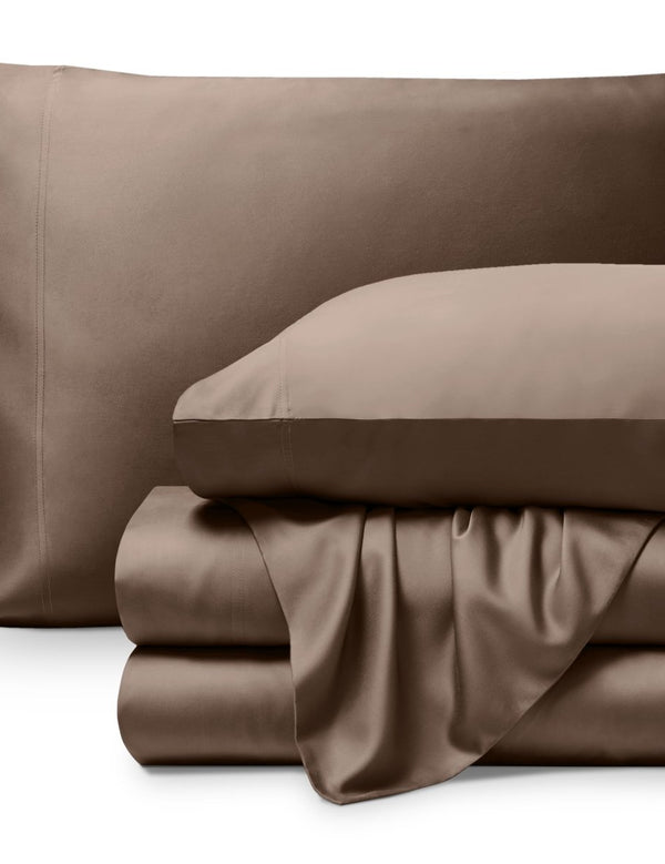 Bamboo Sheets folded and stacked neatly