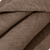 Close up of the heathered comforter set