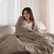 Microfiber Duvet Cover & Sham Set - Oversized Queen - Bare Home