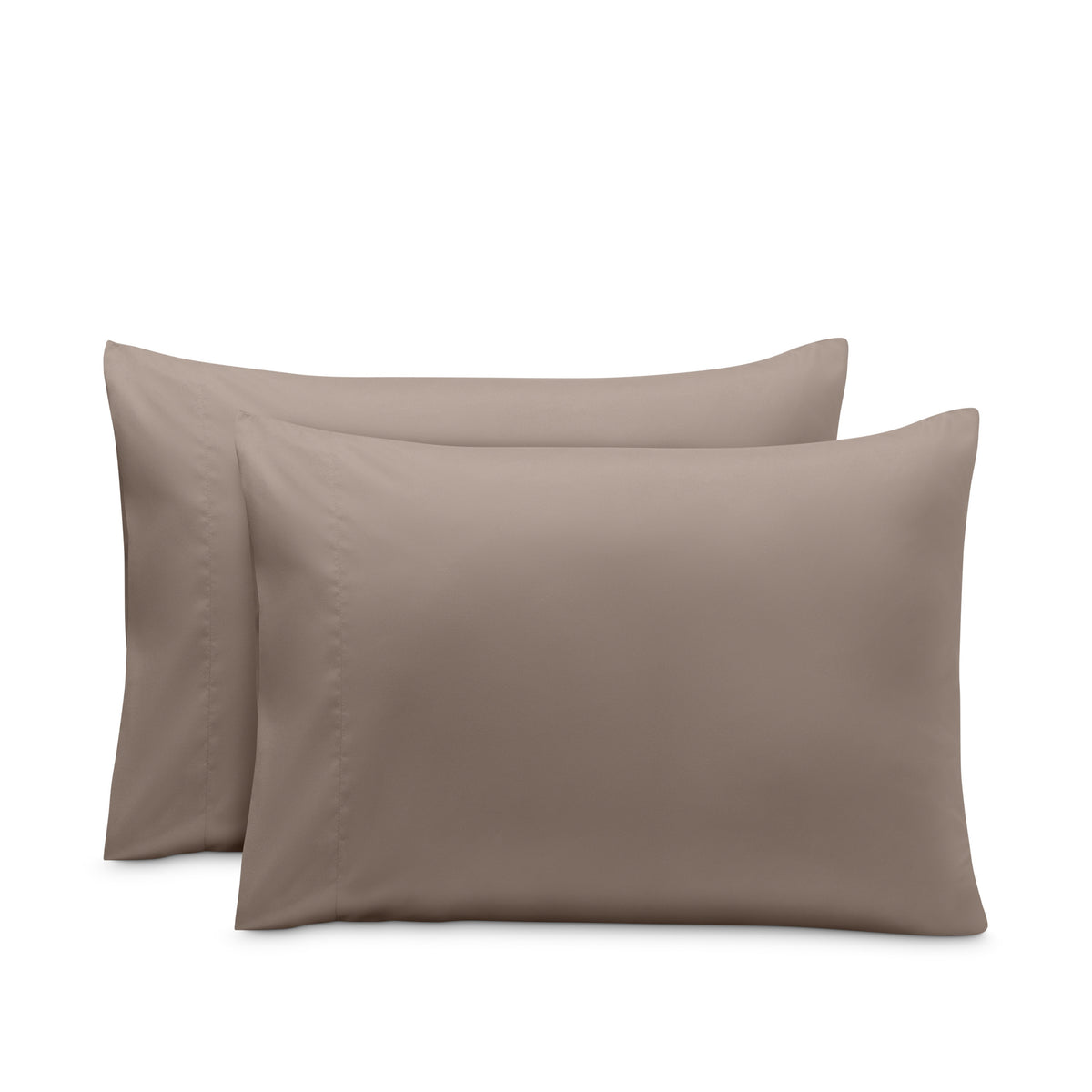 2 pillowcases on pillows