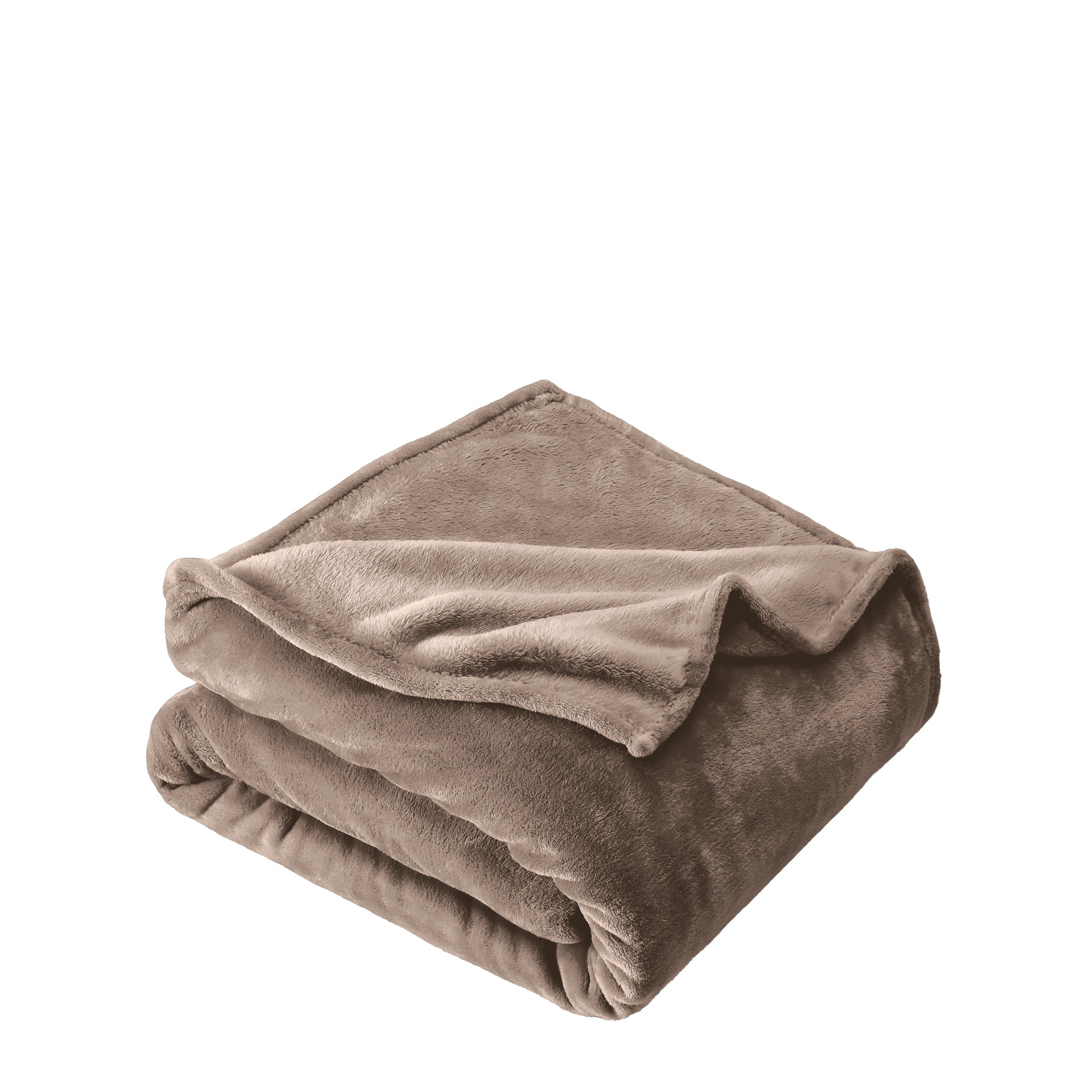 Microplush blanket folded neatly