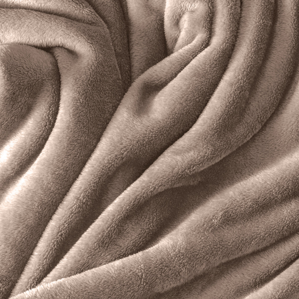 Close up of the soft textured microplush blanket