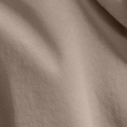 Close-up of organic cotton jersey fabric with subtle texture