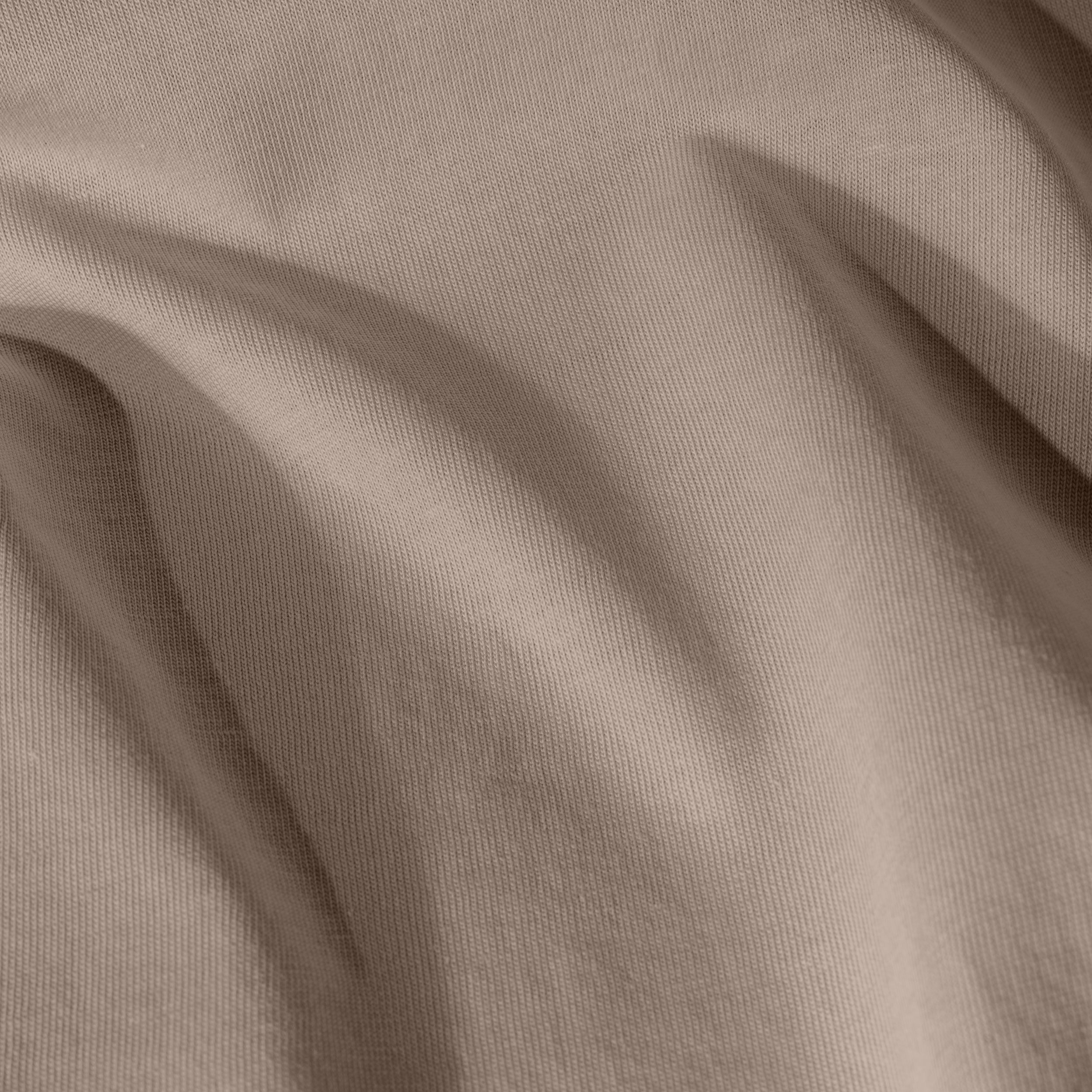 Close-up of jersey fabric with folds