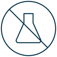 Heart with a leaf inside a circle icon
