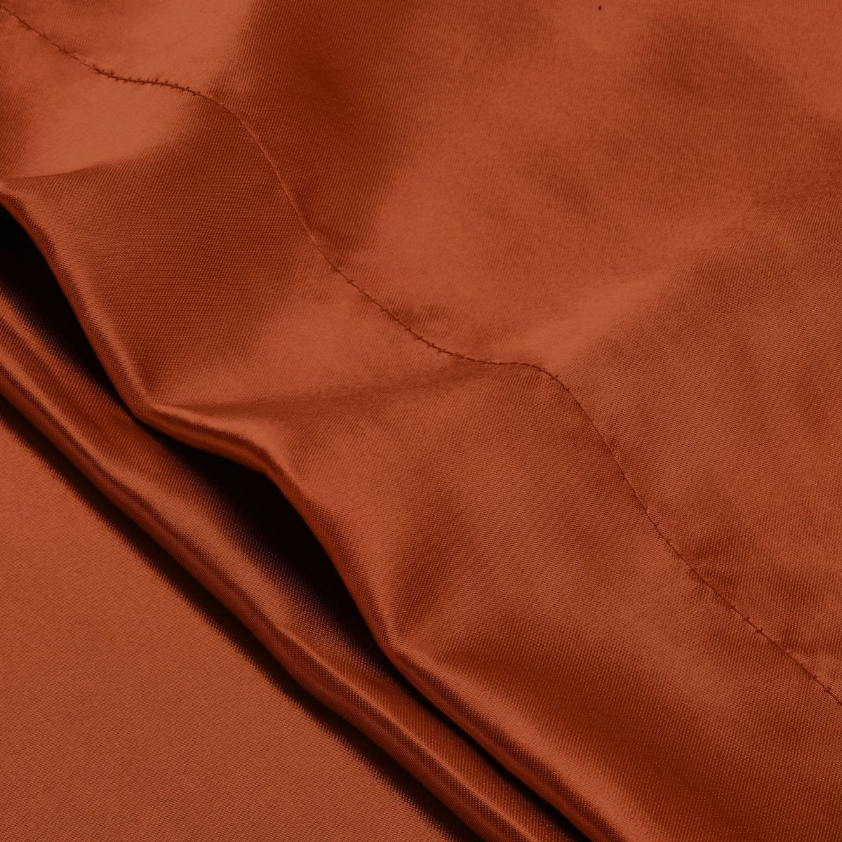 Close-up of pillowcase with zipper closure