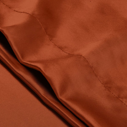 Close-up of pillowcase with zipper closure
