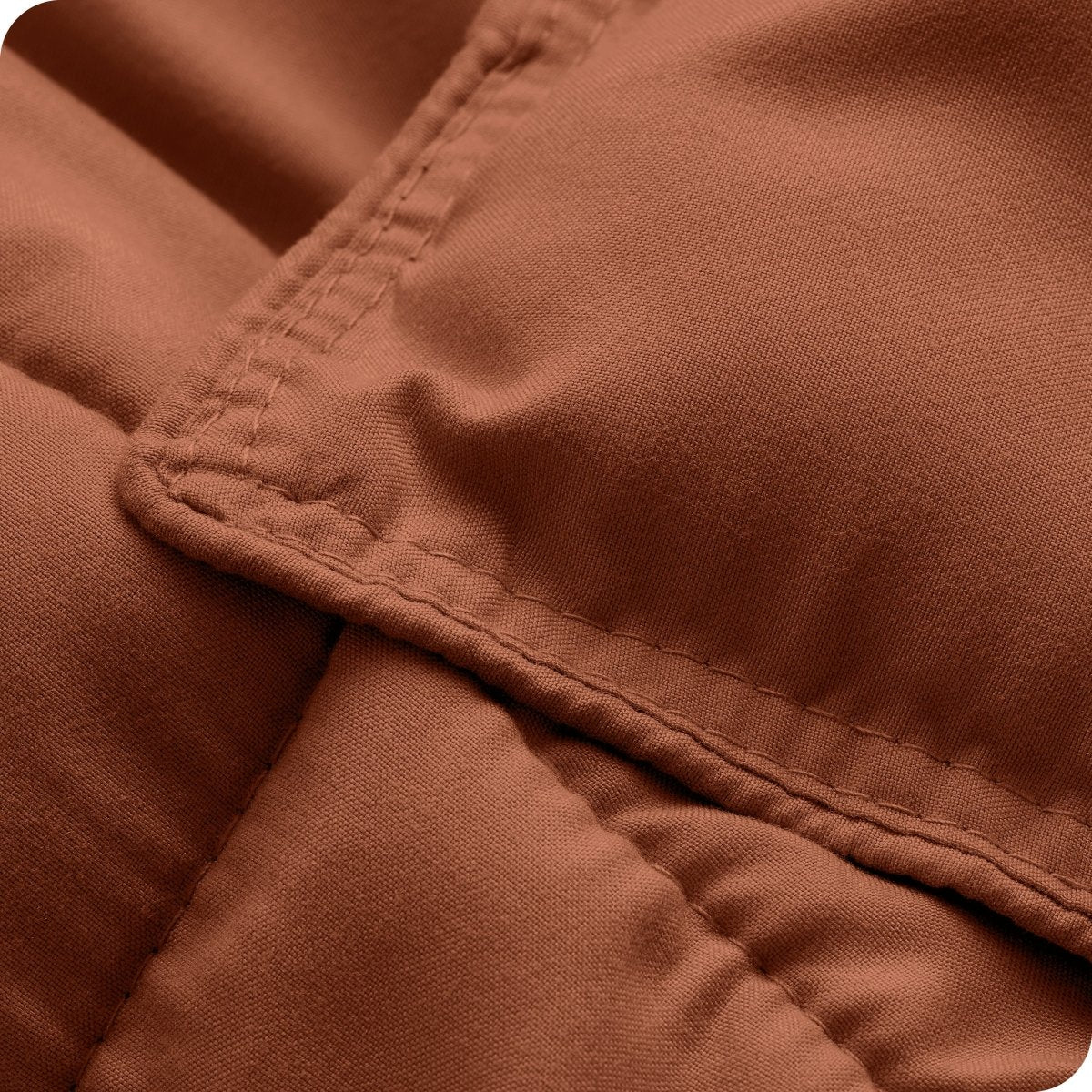 Down Alternative Box Stitch Comforter Set