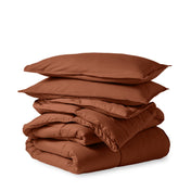 Down Alternative Box Stitch Comforter Set
