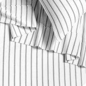 Stripe sheet set close up