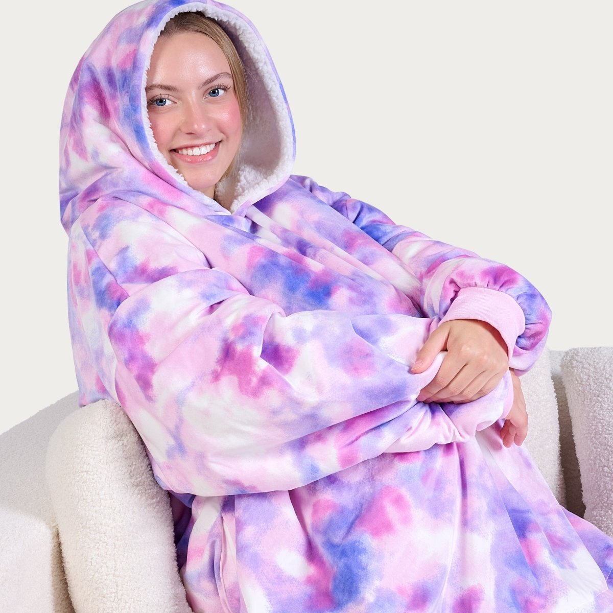 Close up of a Bare Home wearable blanket