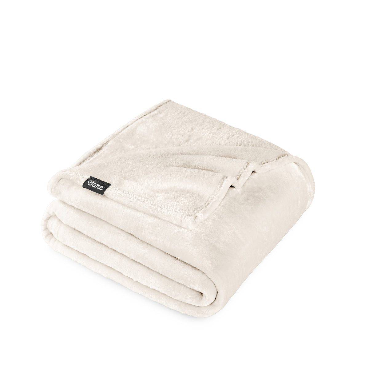 Microplush blanket folded neatly