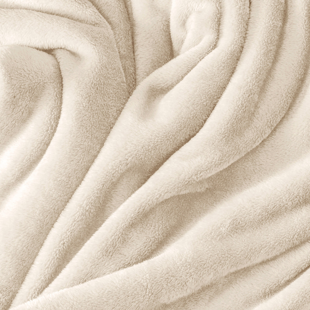 Close up of the soft textured microplush blanket