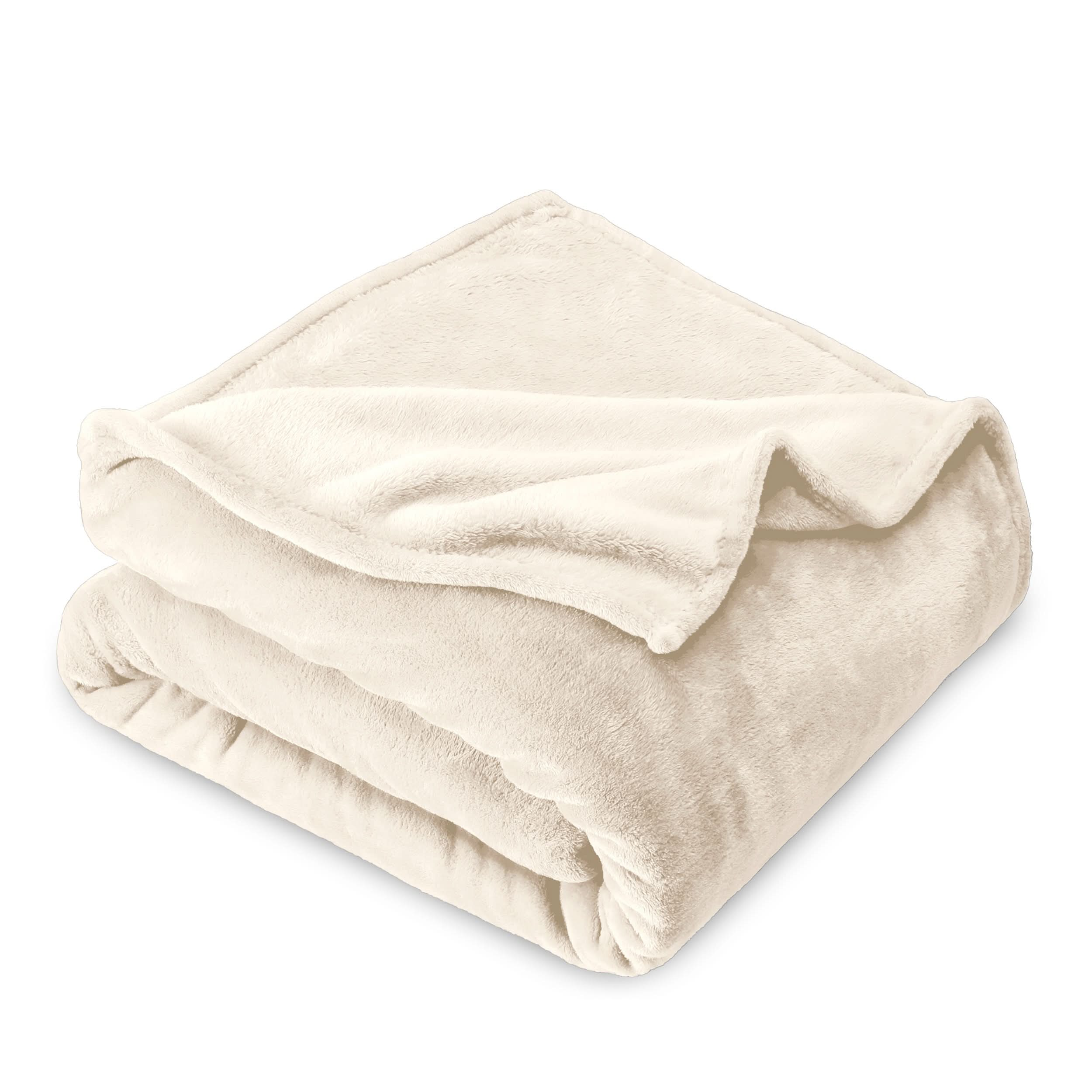 Microplush blanket folded