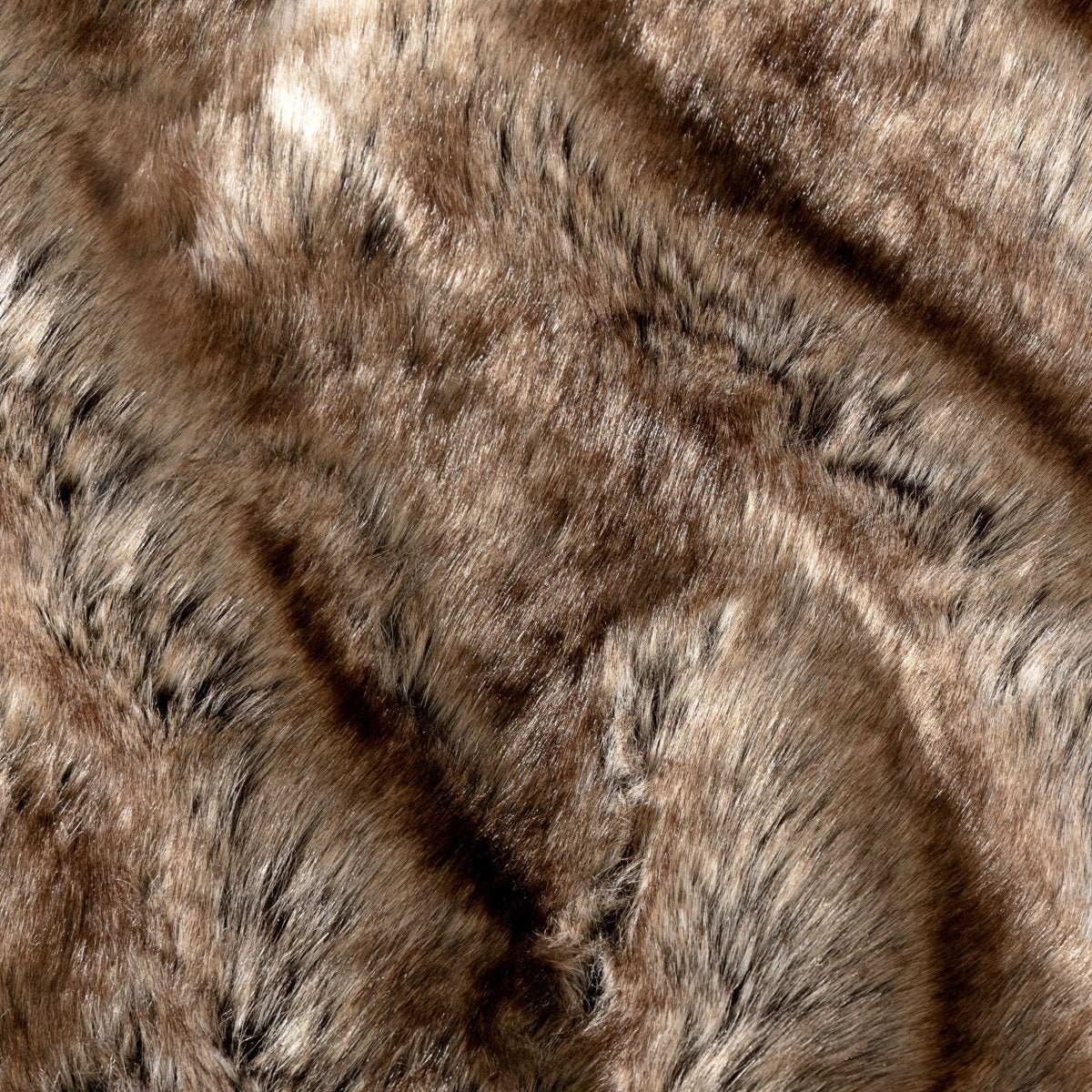 Close-up of faux fur textured blanket