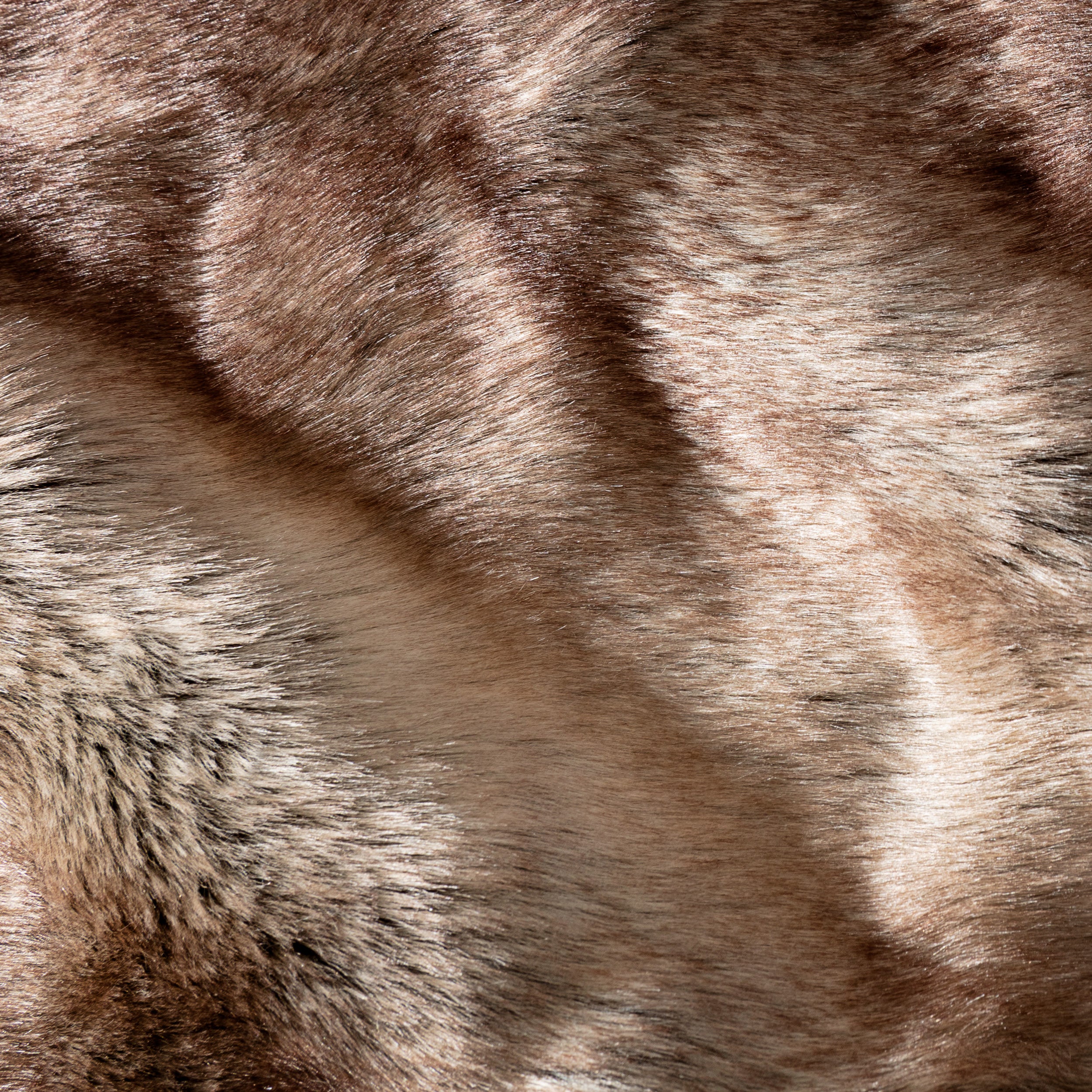 Close-up of faux fur textured blanket