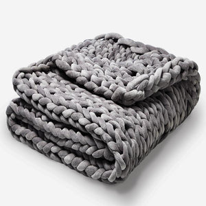 Chunky Knit Weighted Blanket