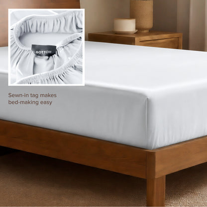 Rayon From Bamboo Fitted Sheet - Bare Home