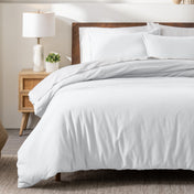 Cotton Flannel Duvet Cover & Sham Set