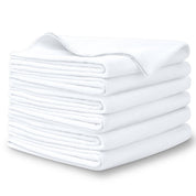 A stack of flannel receiving blankets