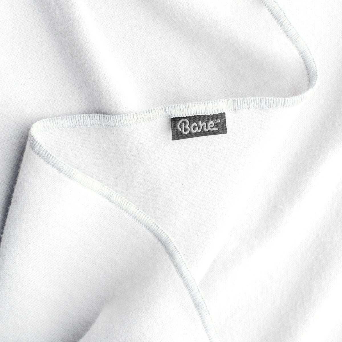 Close up of a flannel receiving blanket
