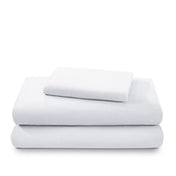 A neatly arranged set of flannel sheets