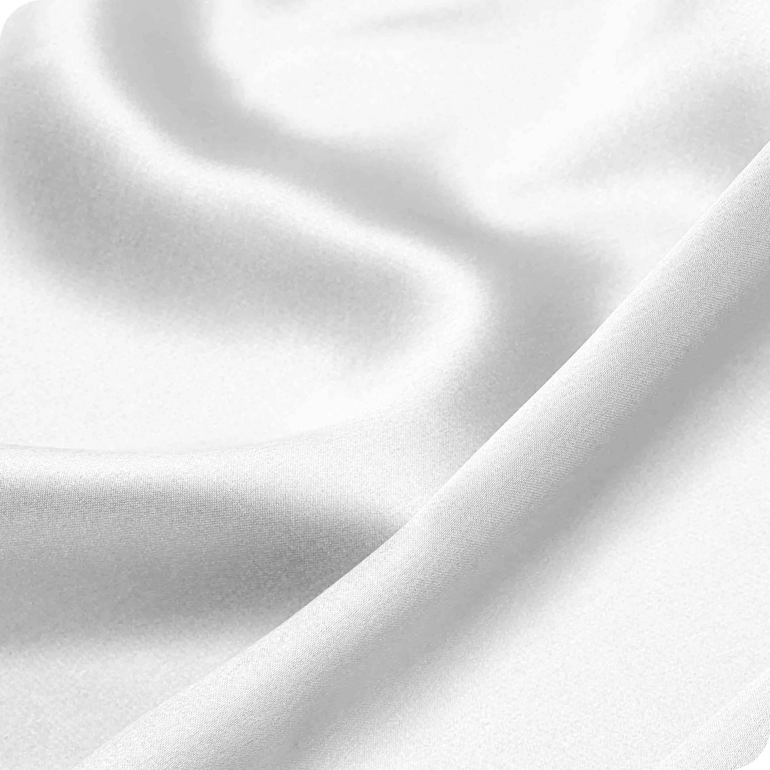 Close up of a silk pillowcase