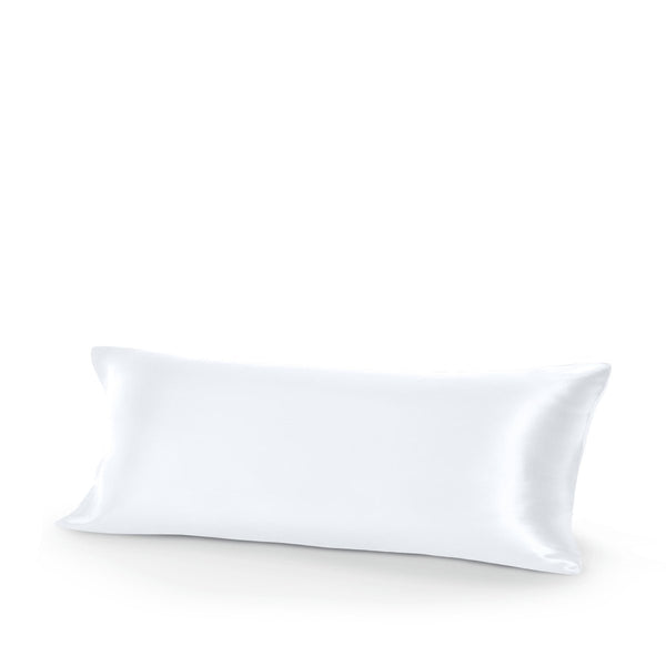 Silk pillowcase on a white background