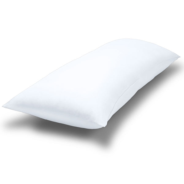 A microfiber body pillowcase on a pillow