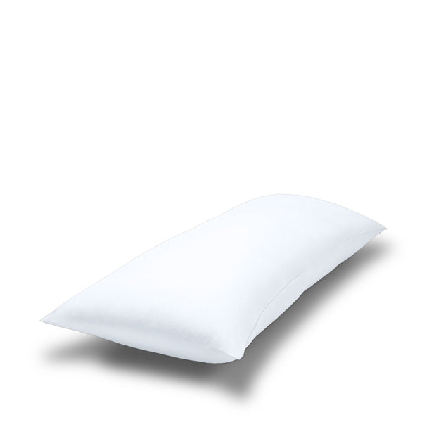 Body pillowcase on a pillow with a white background