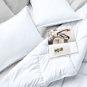 Down Alternative Box Stitch Comforter Set