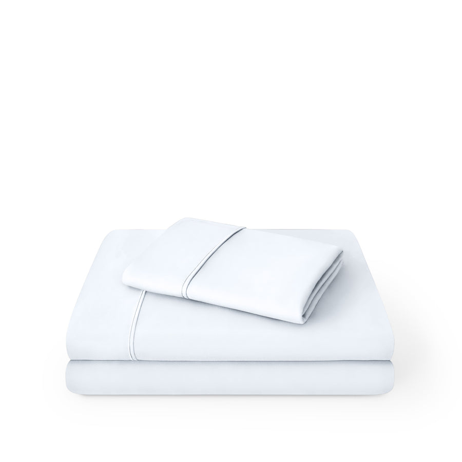 A neatly folded set of sheets