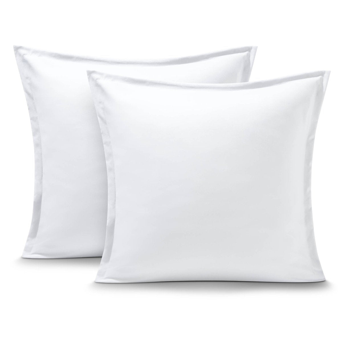Two pillows on a white background