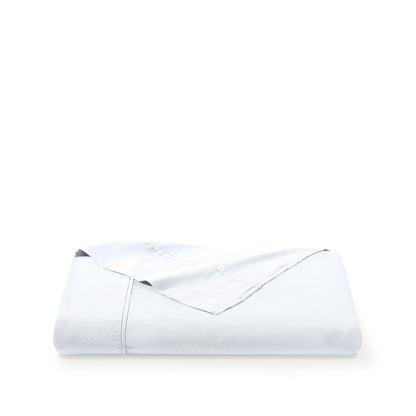 White flat sheet on a white background