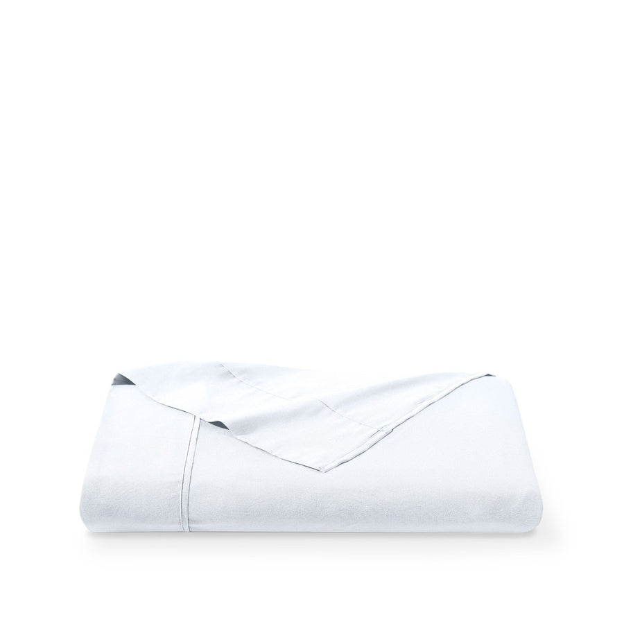 White flat sheet on a white background