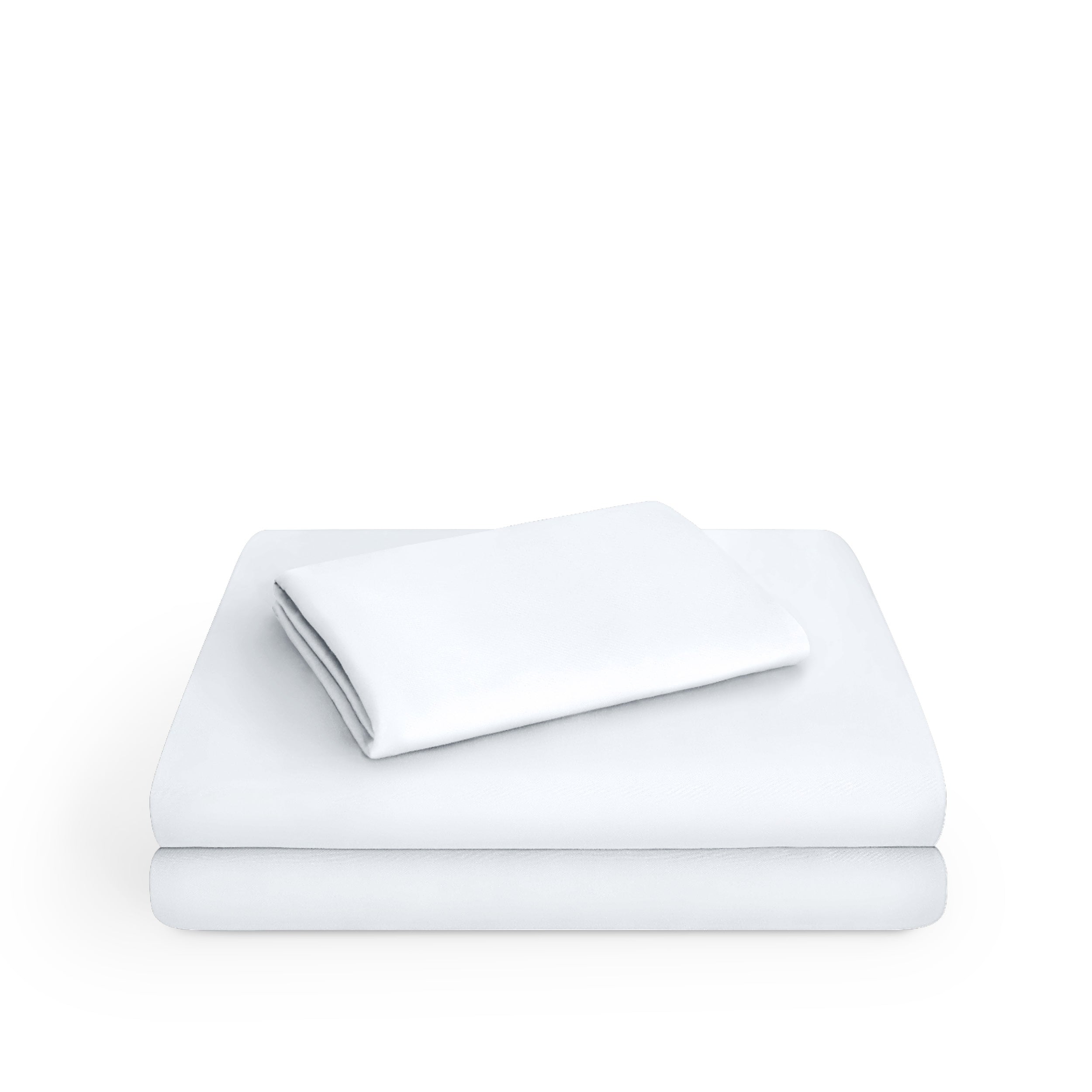 Microfiber stretch sheet set folded