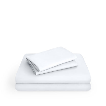 Microfiber stretch sheet set folded