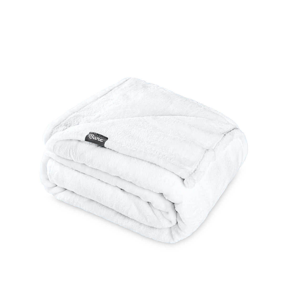 Microplush blanket folded neatly