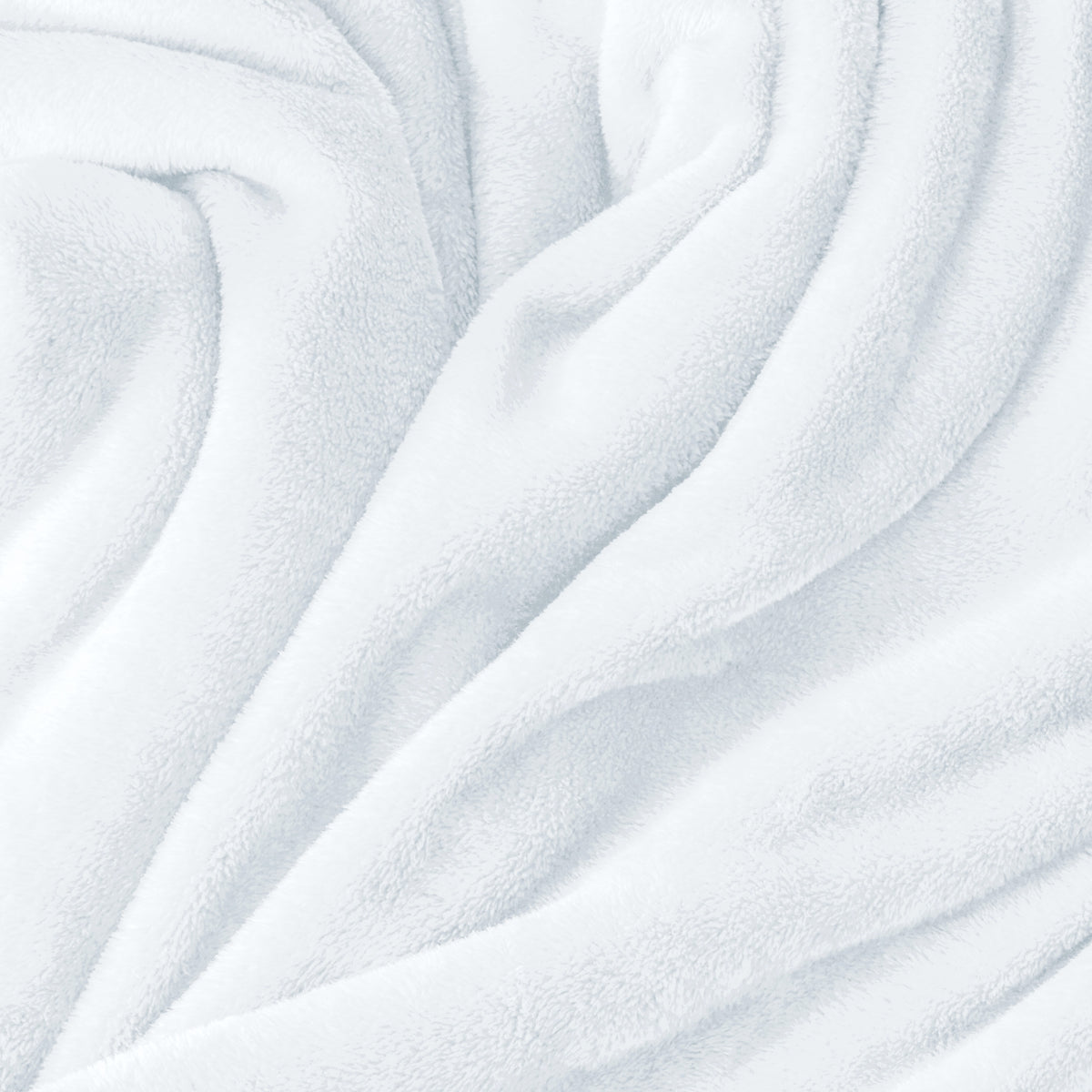 Close up of the soft textured microplush blanket
