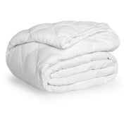 A white quilted mattress pad