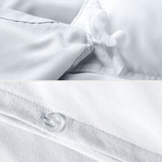 Corner ties used to keep the duvet cover and insert securely in place