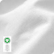 Close up of the percale sheet fabric