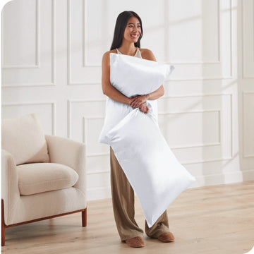 Satin Pillowcase Set Smooth Silky Bare Home