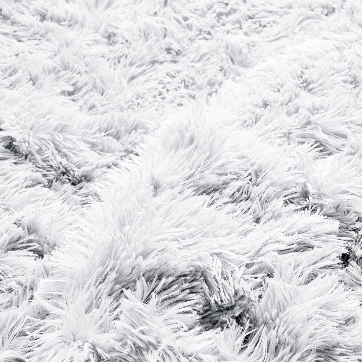 Close-up of a shaggy duvet cover