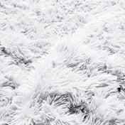 Close-up of a shaggy duvet cover