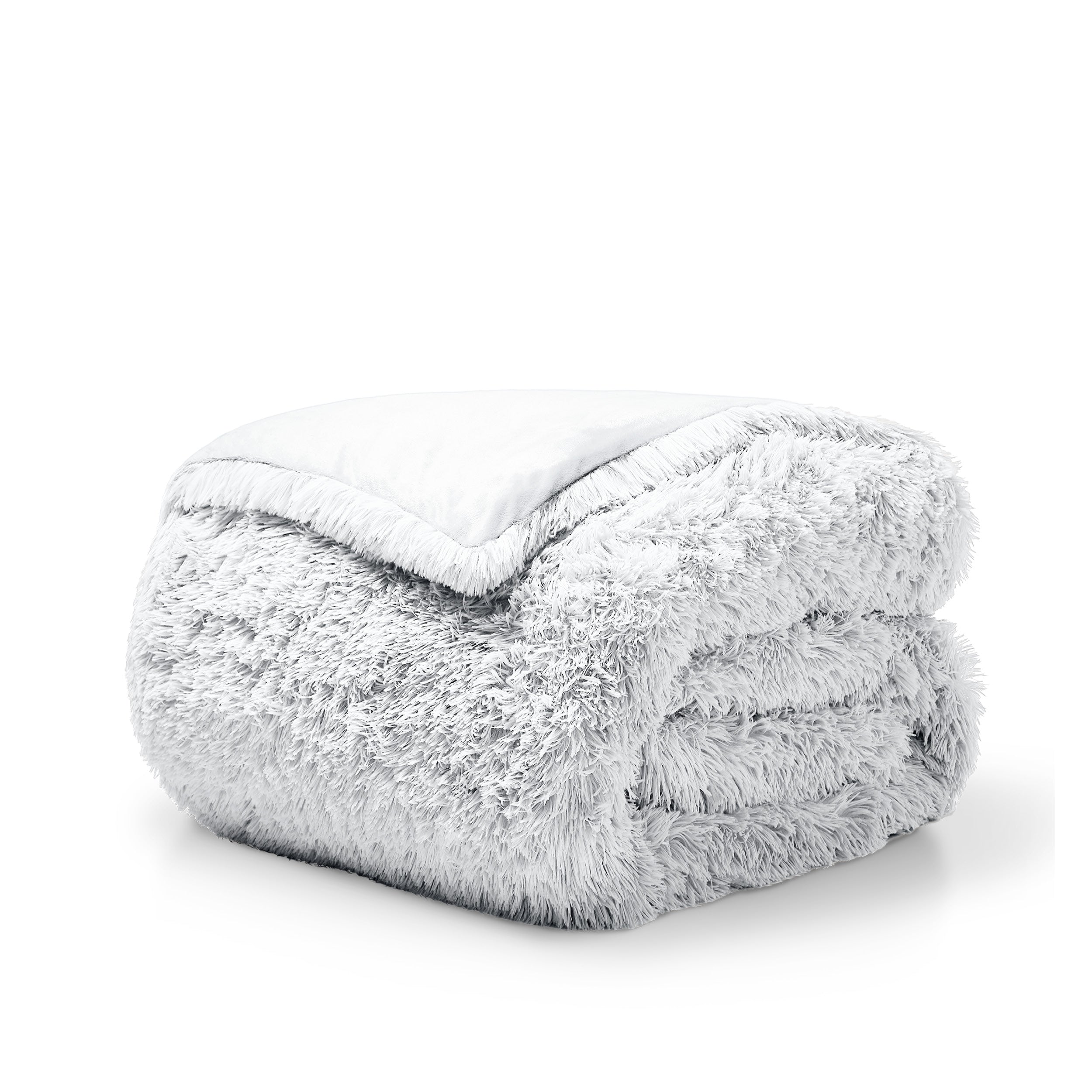 Shaggy duvet folded