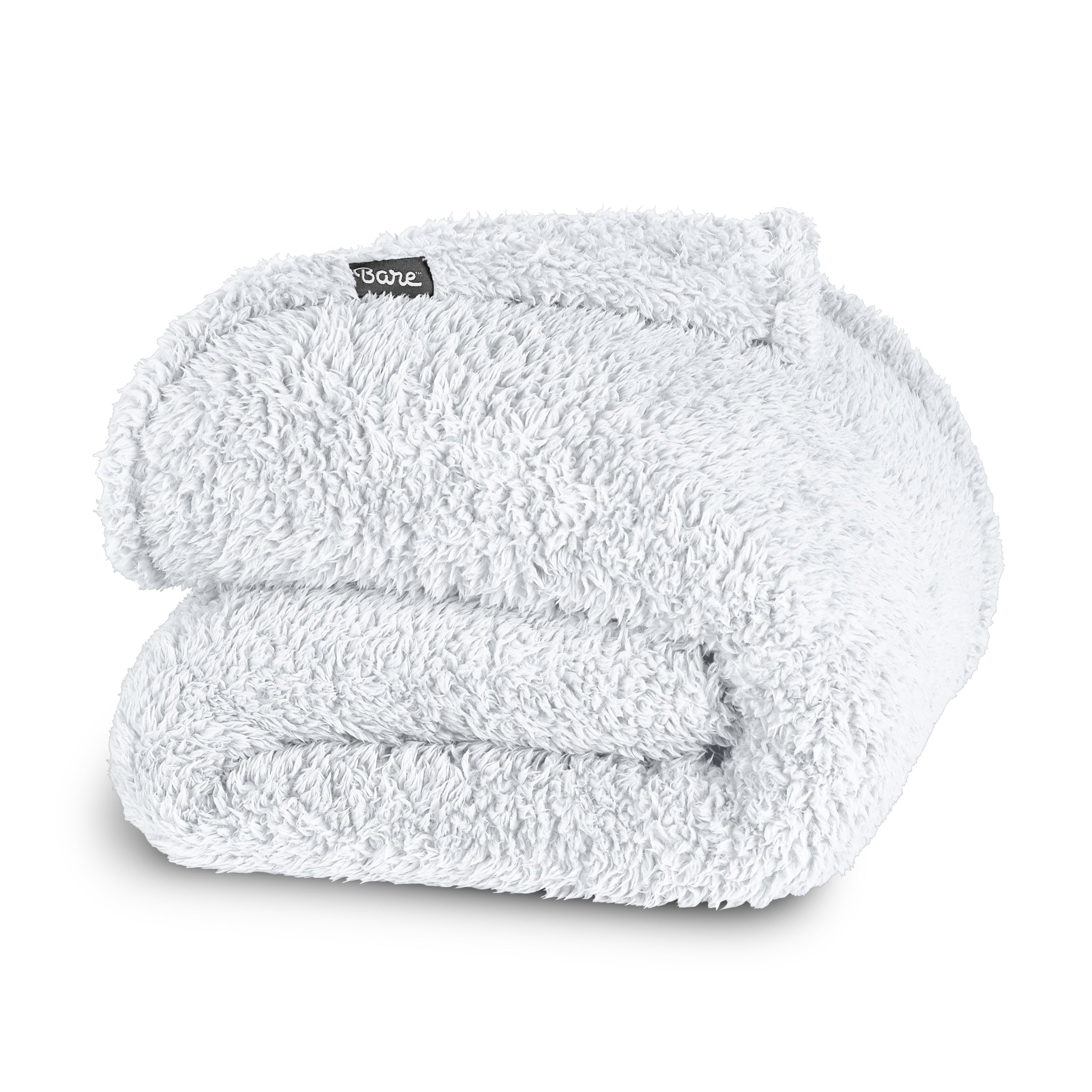 Double sided sherpa blanket folded