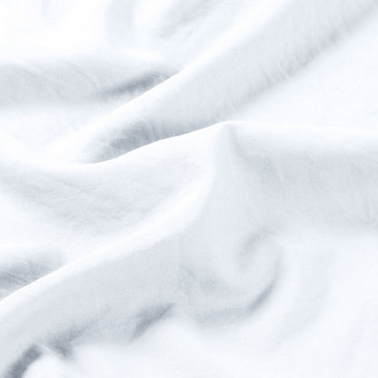Close-up of washed fabric with folds