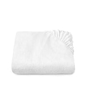 A mattress protector folded